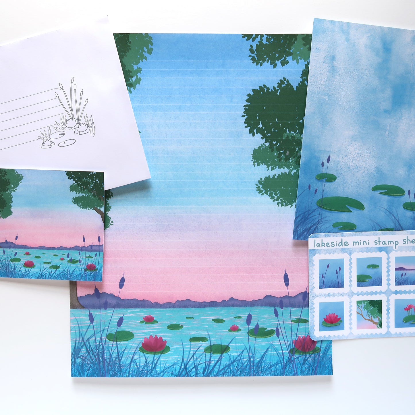 Lakeside Letter Writing Set - Stationery