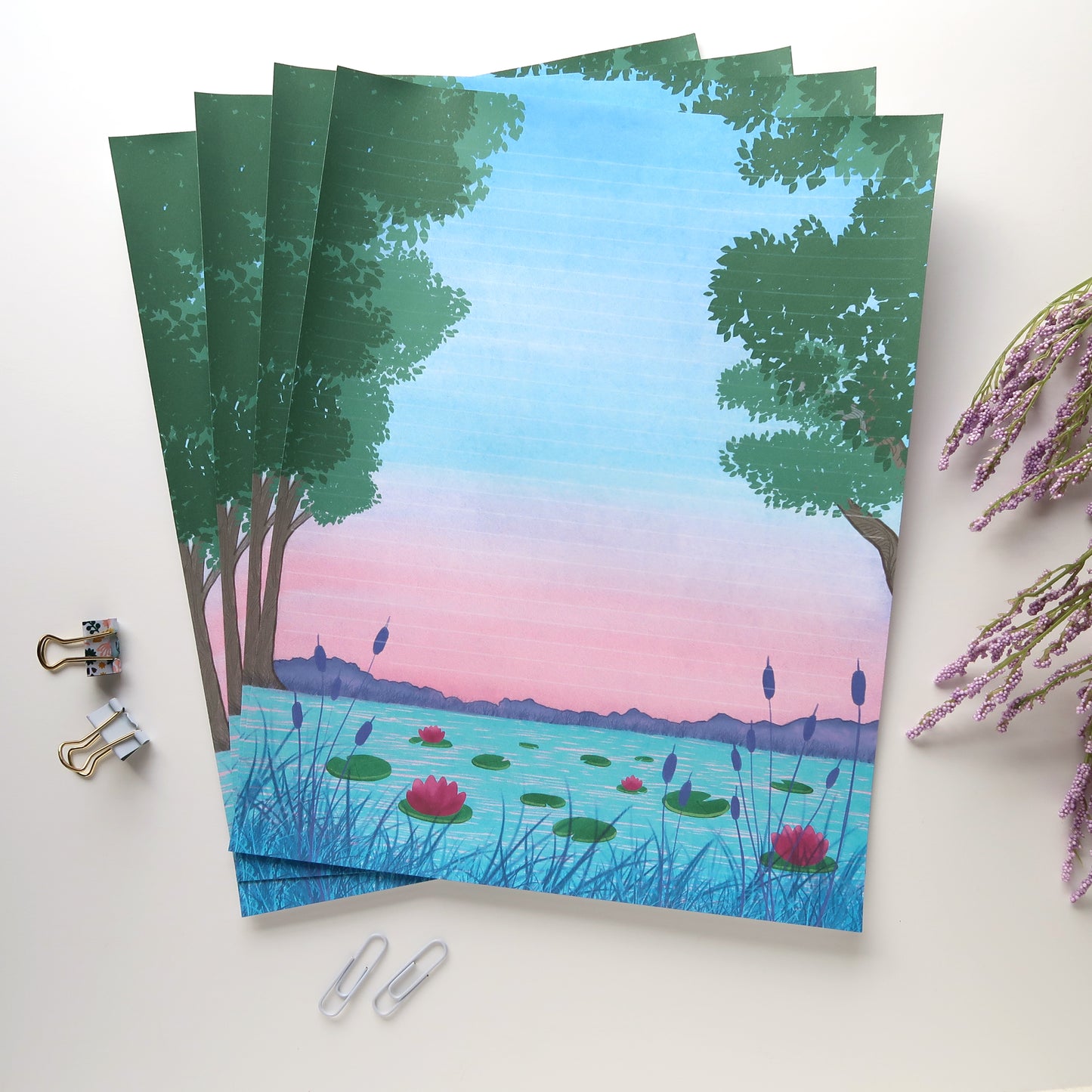 Lakeside Letter Writing Set - Stationery