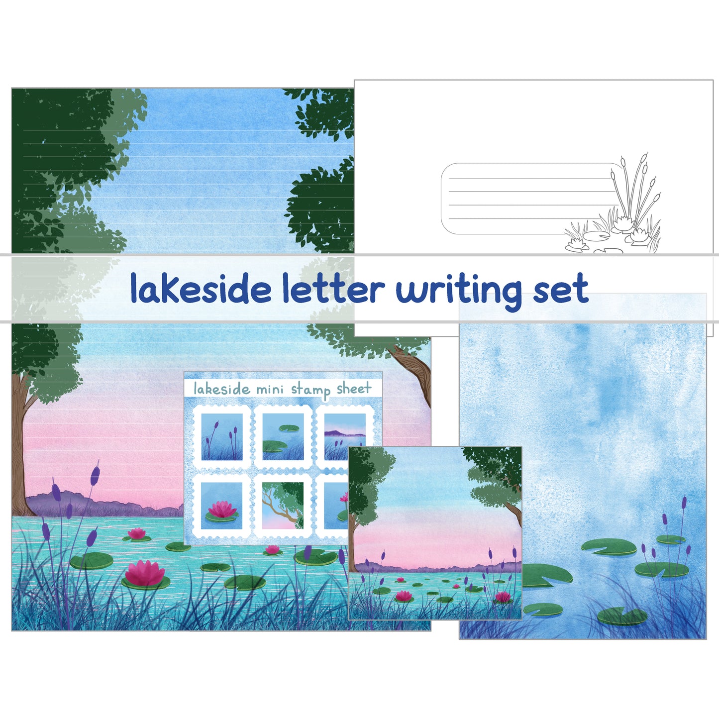 Lakeside Letter Writing Set - Stationery