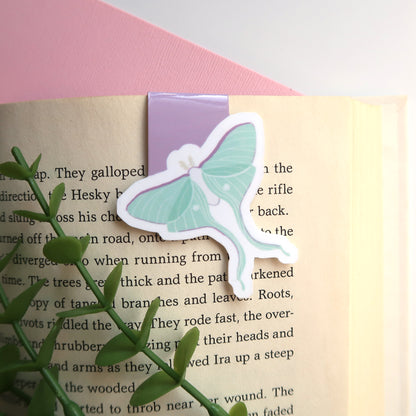 Luna Moth - Magnetic Bookmark
