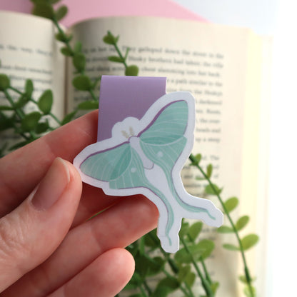 Luna Moth - Magnetic Bookmark