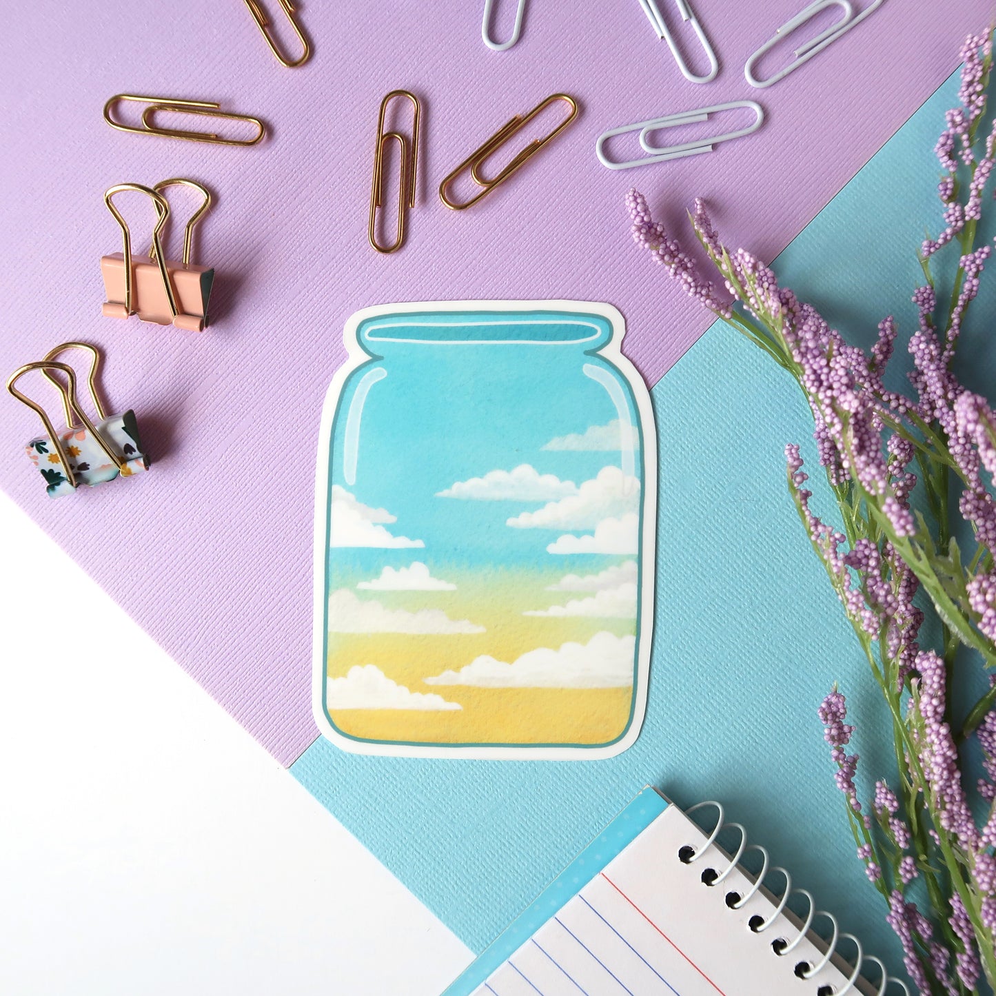 Sky Jar Glossy Vinyl Die Cut Sticker - Full Set, all 6!