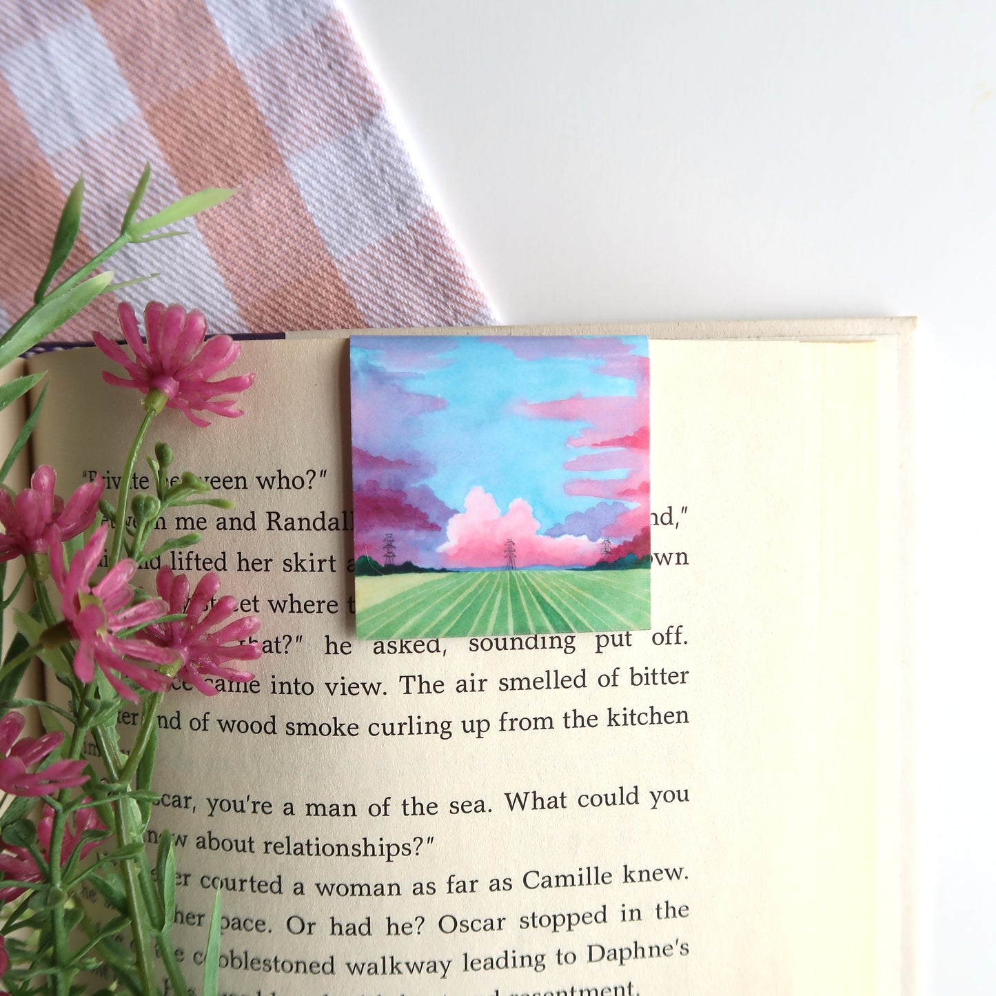 Pastel Cornfields - Magnetic Bookmark