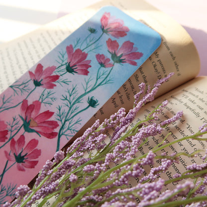 Pink Cosmos Bookmark
