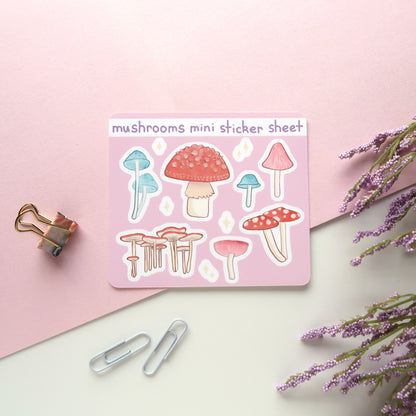 Mushrooms Mini Sticker Sheet