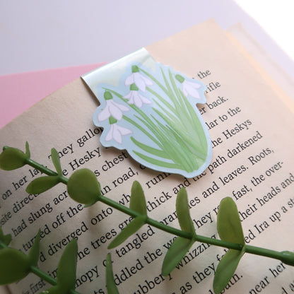 Snowdrop Flowers - Magnetic Bookmark