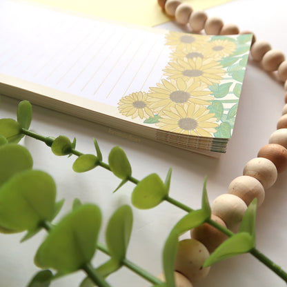 Sunflowers To Do List Notepad - Stationery