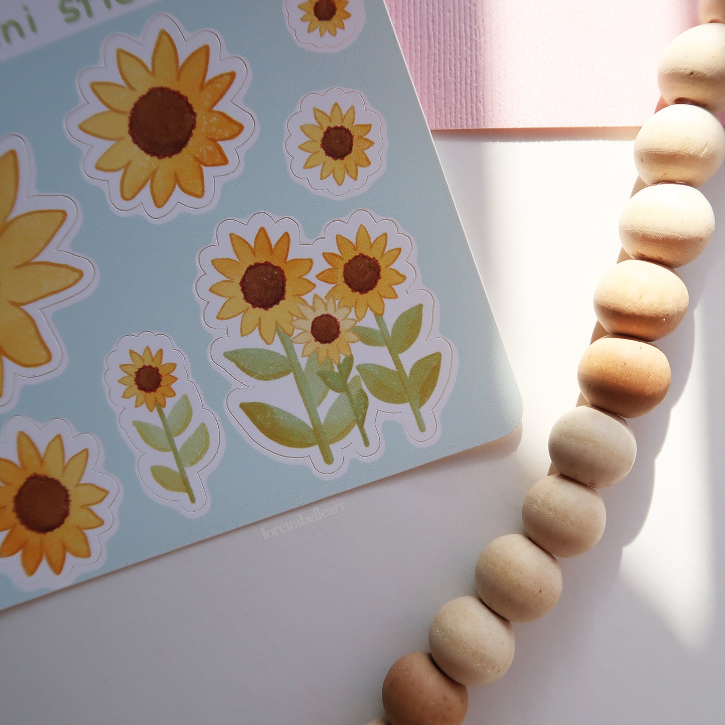 Sunflowers Mini Sticker Sheet