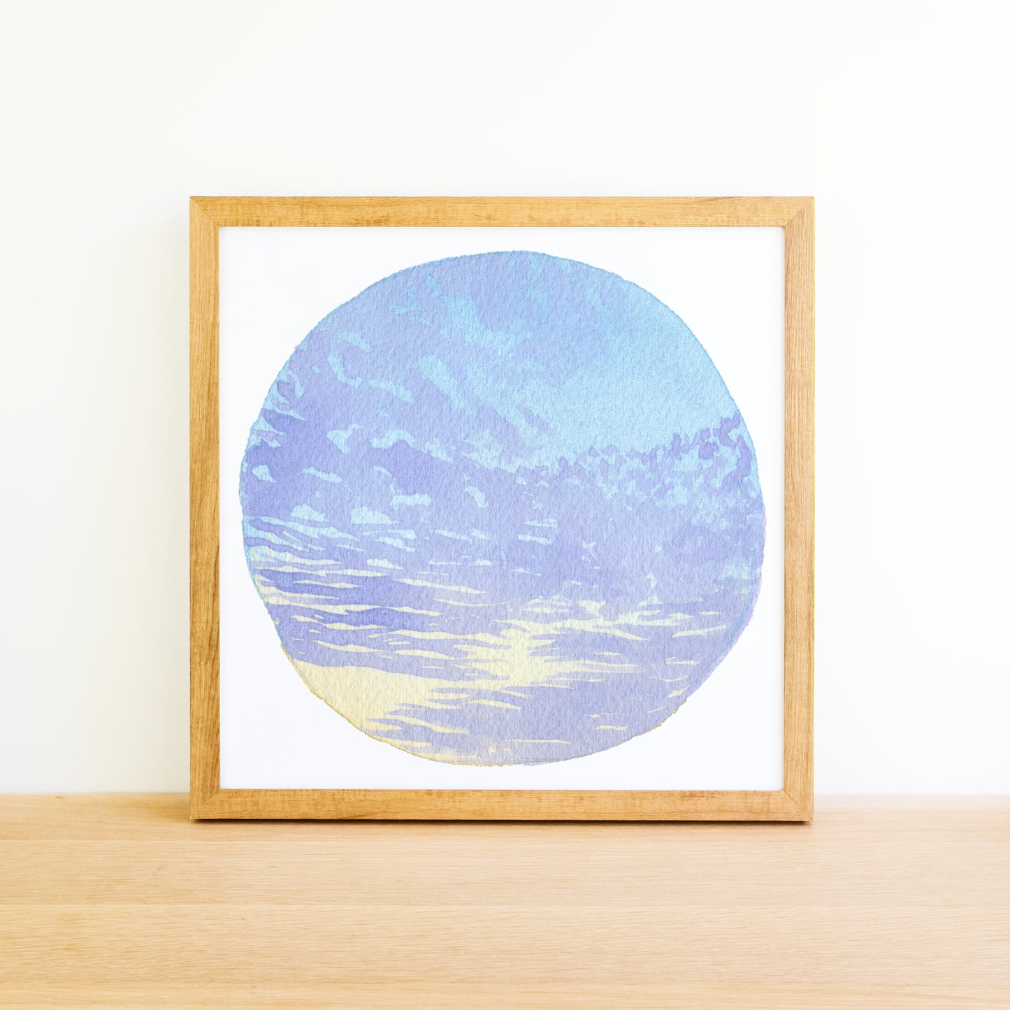 Pastel Cloudscape - Watercolor Sky Art Print